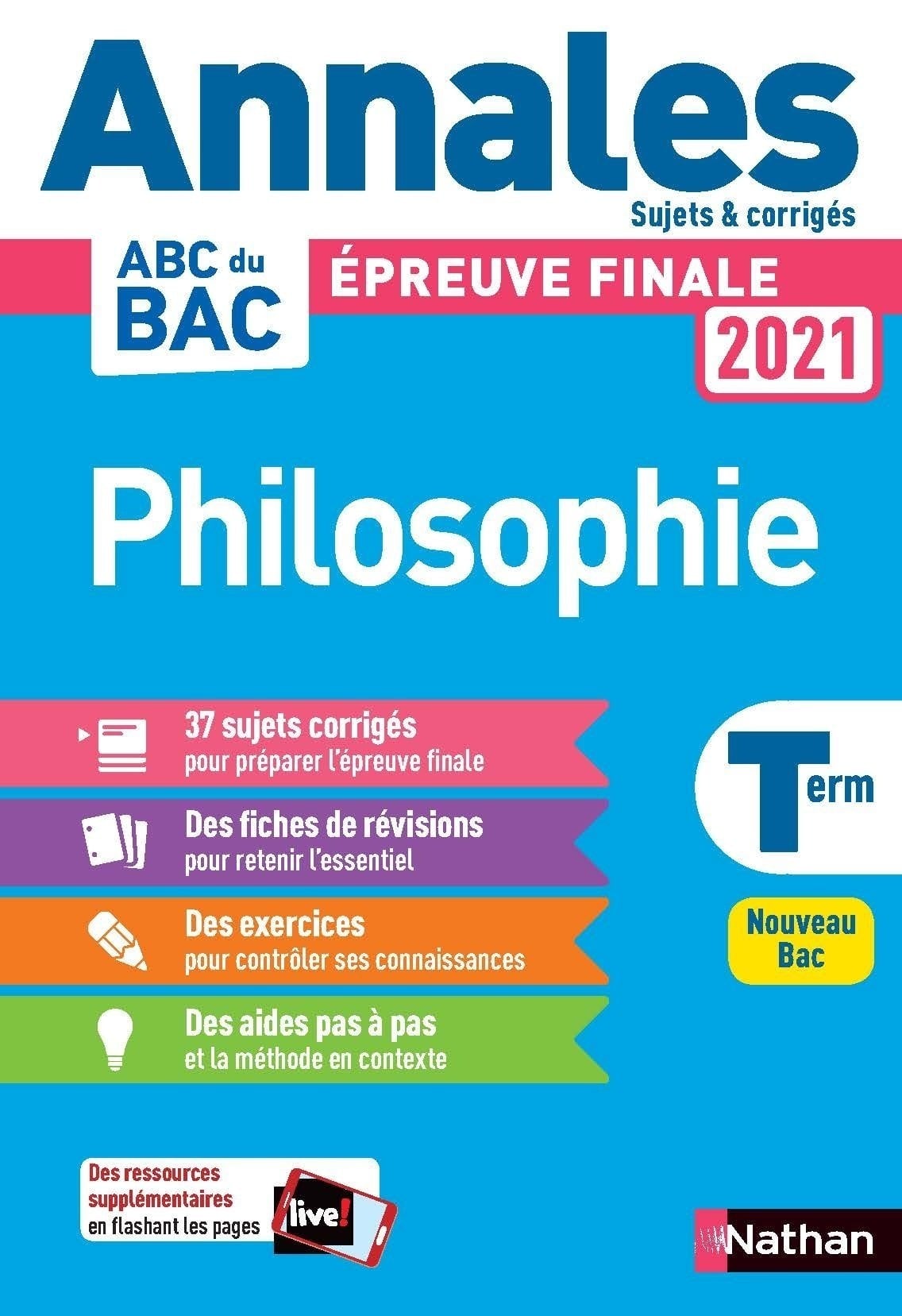 Annales Bac 2021 Philosophie Terminale Sujets et corrigés Pas