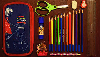 Les indispensables d'une trousse scolaire