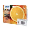 8715946602370-Epson 33 Oranges - Pack de 5 - noir, noir photo, cyan, magenta, jaune - cartouche d'encre or-Angle droit-0