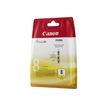 4960999272825-Canon CLI-8 - jaune - cartouche d'encre originale-Angle droit-0