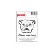 8711234037060-Pickup - Pictogramme - Chien méchant - 100 x 100 mm-Avant-0