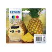 8715946707891-Epson 604 Ananas - pack de 4 - noir, jaune, cyan, magenta - cartouche d'encre originale-Avant-1