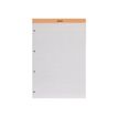 3037920201009-Rhodia Basics - Bloc notes - A4 - 160 pages - grands carreaux - 80g - orange-Avant-4