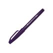 4902506287151-Pentel - Feutre pinceau à pointe souple - violet-Angle gauche-0