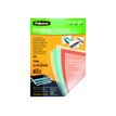 0077511537608-Fellowes - 100 couvertures à reliure A4 (21 x 29,7 cm) - plastique 150 microns - transparent-Avant-0