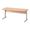 3483600784520-Bureau JAZZ+ - 180 cm - Pieds métal - Hêtre ambré-Angle droit-0