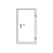 3700092256282-Reskal BM1260 - Armoire forte 211L - à clé - acier blanc-Avant-0