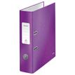 4002432104048-Leitz WOW 180° - classeur à levier - pour A4 - capacité : 600 feuilles - violet métallique--3