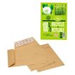 3240180105158-La Couronne - 10 Pochettes Enveloppes recyclées C5 162 x 229 mm - 90 gr - sans fenêtre - brun - bande--0