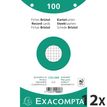 3130631106035-Exacompta - 12 Packs de 100 Fiches Bristol - 12,5 x 20 cm - petits carreaux - perforées - blanc--0