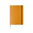 3108724521478-Oberthur Carmen - Carnet de notes souple A6 - uni - moutarde-Avant-0