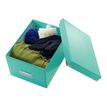 4002432103775-Leitz Click & Store - Boîte de rangement A5 - bleu iceberg-Angle droit-1