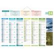 3592930000702-Bouchut 4 Saisons - Calendrier bancaire 6 mois par face - 40,5 x 55 cm--0