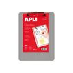 8410782137825-Apli - Porte bloc - A4 - aluminium-Avant-0