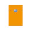 3020121062784-Oxford - Bloc notes - 10 x 15 cm - 160 pages - petits carreaux - 80G - orange-Avant-0