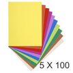 3288581601015-Exacompta Flash - 5 Paquets de 100 Chemises - 220 gr - couleurs assorties--0