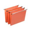 3249440216313-Esselte Dual - 25 Dossiers suspendus pour tiroirs - fond V - orange-Angle gauche-1