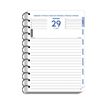 3660942009546-Agenda spiralé à élastique Preston - 1 jour par page - 12 x 17 cm - disponible dans différentes cou--3