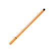 4006381578608-STABILO Pen 68 - Feutre pointe moyenne - orange papaye-Angle gauche-0