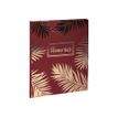 3130630002086-Exacompta Palma - Livre d'or 27 x 22 cm - 100 pages - rouge-Angle gauche-1