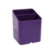 9002493099456-Exacompta Pen-Cube - Pot à crayons violet-Angle gauche-1