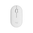 5099206085657-Logitech Pebble M350 - souris sans fil silencieuse - blanc cassé-Avant-1