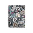 8445118003130-PRO-DG Stickers - Cahier A5 - petits carreaux - Karactermania-Avant-0