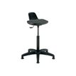 3660916026135-Siège technique SPRING - tabouret assis-debout - hauteur réglable jusqu'à 80 cm - noir-Angle gauche-0