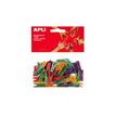 8410782134794-Apli - 45 mini pinces bois - coloris assortis-Avant-0