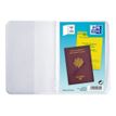 3045051813411-Etui pour passeport Oxford - 2 volets - PVC 20/100e - incolore-Avant-0