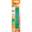 3270220049012-BIC ECOlutions EVOLUTION 655 - Pack de 4 Crayons à papier - HB - embout gomme--0