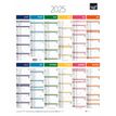 3371010214358-Quo Vadis Arc en Ciel - Calendrier vertical 12 mois sur 1 face - 43 x 55 cm--0