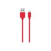 3571211433576-BigBen Wow - câble de charge et de synchronisation USB/Connectique Lightning - 1m - rouge-Haut-0