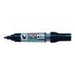 4902505356988-PILOT V SUPER COLOR RECHARGEABLE - Marqueur permanent - pointe ogive - noir-Angle gauche-0