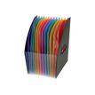 3135250111675-Viquel Rainbow Class Corner Box - Porte revues trieur 13 pochettes-Angle droit-0