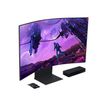 8806094408072-Samsung Odyssey Ark S55BG970NU - écran 55" QLED - incurvé - 4K - HDR-Angle gauche-3