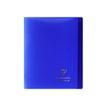 3037929514223-Clairefontaine Koverbook - Cahier polypro 17 x 22 cm - 96 pages - grand carreaux (seyes) - bleu ma-Avant-0