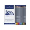 4005401146124-Faber-Castell Goldfaber Aqua - 12 Crayons de couleur aquarellables - couleurs assorties-Avant-0