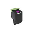 3112539626112-Cartouche laser compatible Lexmark 802S - magenta - Owa K15651OW-Angle gauche-1