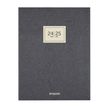 5412303374774-Agenda Essenz 16 mois - 1 semaine sur 2 pages - 21 x 27 cm - anthracite - Brepols--0