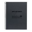 8422593060292-Notebook ECO DESIGN, Just Black, carton recyclé, A5, quadrillage 5x5 mm, 120 feuilles de 4 couleurs, M--0