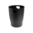 9002493037069-Exacompta Ecobin - Corbeille à papier 15L - noir-Angle droit-1