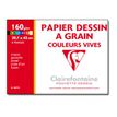 3329680967739-Clairefontaine - Papier à dessin - 29,7 x 42 cm - assortiment de couleurs vives ( pack de 8 )-Avant-0