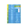 3329680175103-Clairefontaine - feuilles simples A4 - 200 pages - grands carreaux (Seyes) - perforées-Avant-0