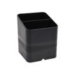 9002493099524-Exacompta PEN-CUBE Ecoblack - Pot à crayons noir-Angle gauche-1