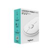 5099206085657-Logitech Pebble M350 - souris sans fil silencieuse - blanc cassé-Angle gauche-12