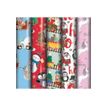 5701364725251-Clairefontaine Eurowrap - Papier cadeau - 70 cm x 2 m - 57 g/m² - différents motifs enfants disp-Avant-0