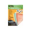 3417924442057-Fellowes - 100 couverture à reliures A4 (21 x 29,7 cm) - plastique 200 microns - transparent-Avant-0