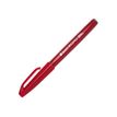 4902506287069-Pentel - Feutre pinceau à pointe souple - rouge-Angle gauche-1