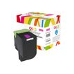 3112539619534-Cartouche laser compatible Lexmark 802H - magenta - Owa K15811OW-Angle gauche-0